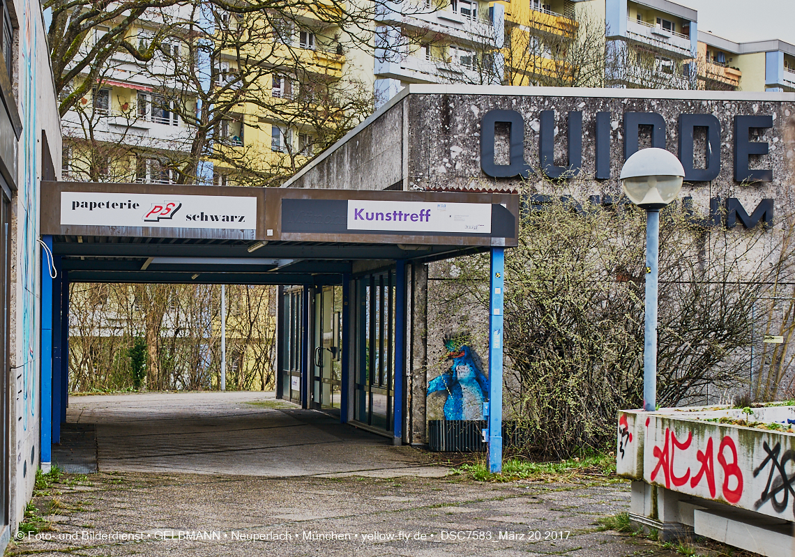 21.03.2017 - Abrissbaustelle Quiddezentrum in Neuperlach